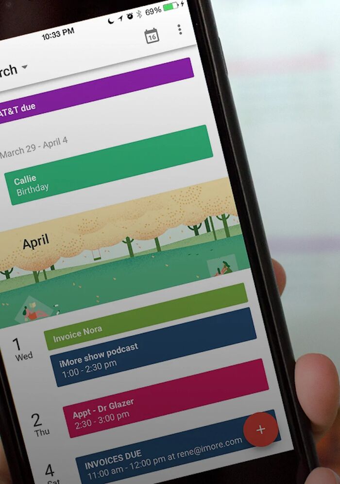 Crea eventos, tareas y recordatorios