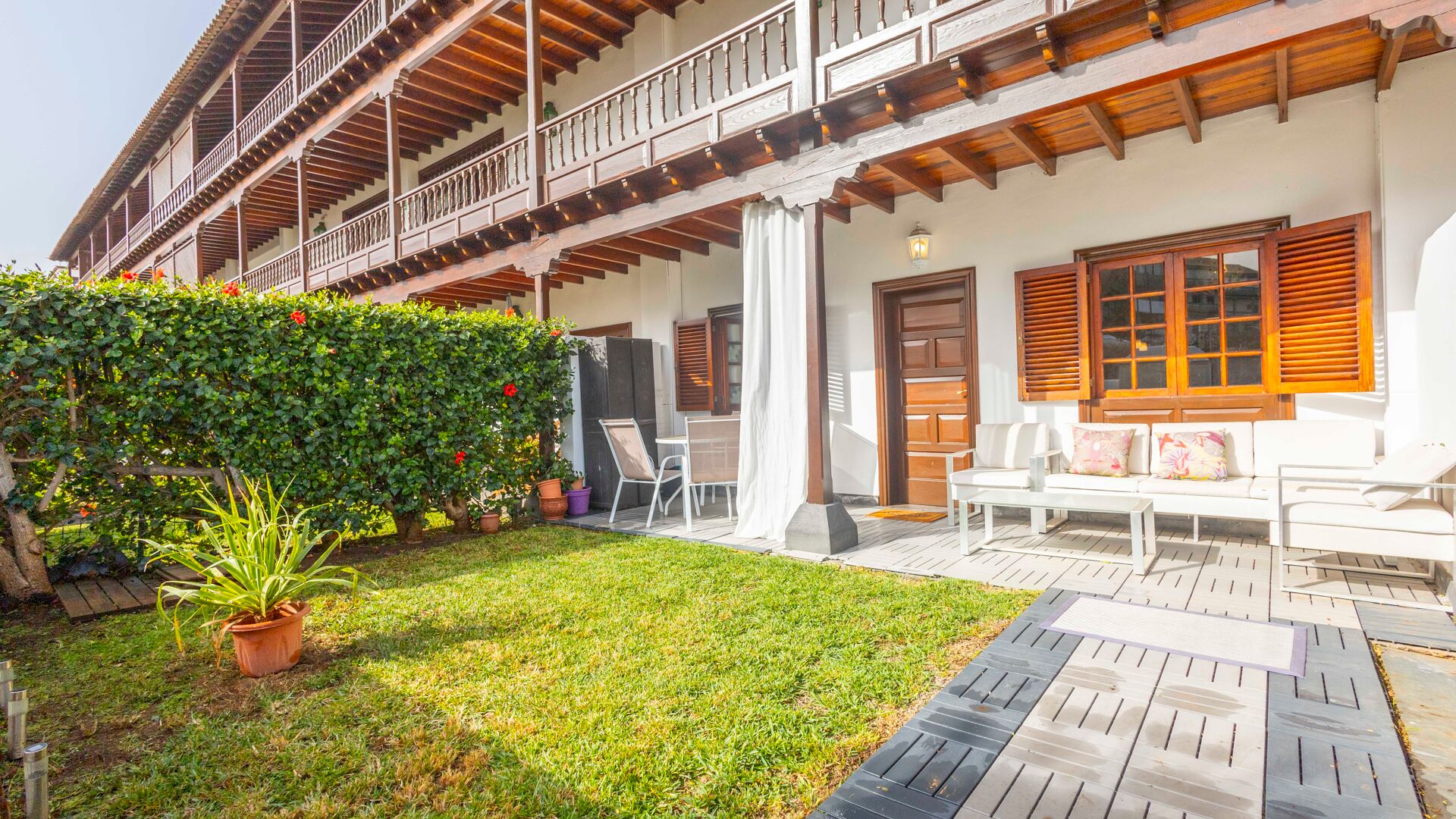 Piso con jardin en La Paz